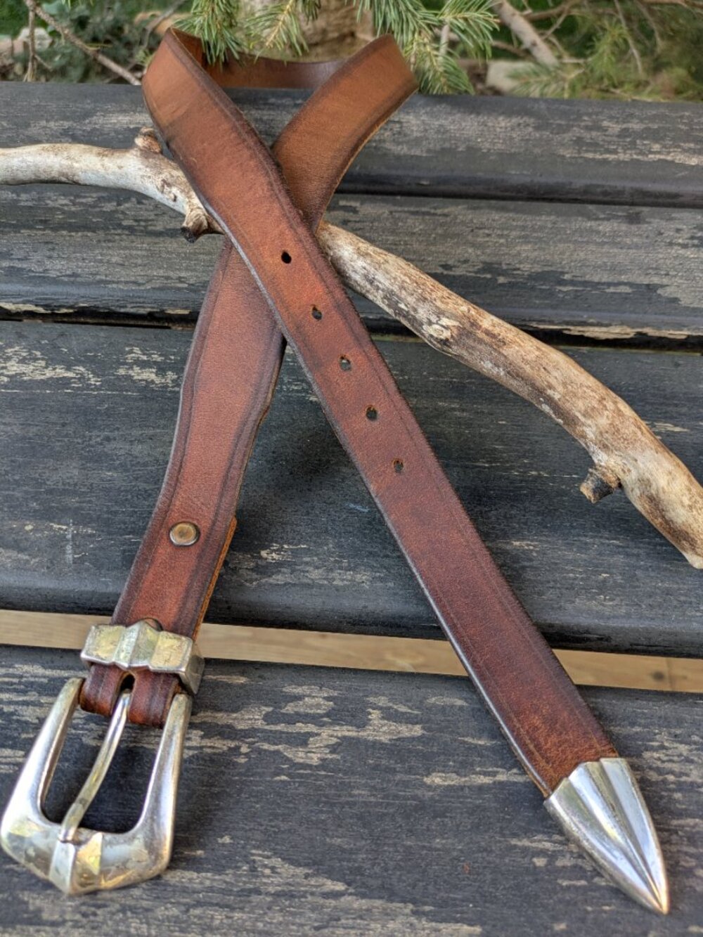 VTG Sears Roebuck R.O.E.B Western Ranger Belt Set Size 34 Handcrafted Tucson AZ